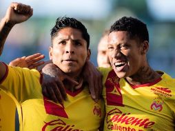 Raúl Ruidíaz se marcó un triplete que consolidó la victoria de los Monarcas. TWITTER / @FuerzaMonarca