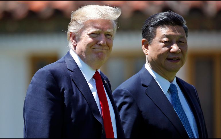 Trump dice que él y el presidente chino, Xi Jinping, ''siempre seremos amigos, sin importar lo que suceda con nuestra disputa comercial''. AP / ARCHIVO