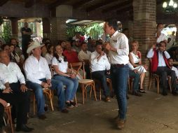 Durante una segunda presentación en el mismo municipio, el candidato motivó a los simpatizantes del PRI a reconocerse dentro del partido como un mismo proyecto. ESPECIAL / PRI Jalisco