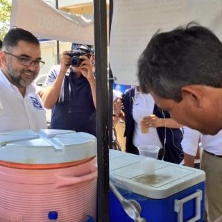 Miguel Ángel Martínez menciona que solucionará la escasez de agua
