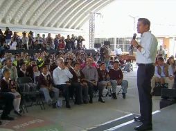 Peña encabezó el evento Educación y Conectividad para el Desarrollo de Habilidades Digitales tras el regreso a clases. TWITTER / @PresidenciaMX