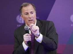 Al participar en la 101 Asamblea General de la American Chamber México, Meade Kuribreña fue cuestionado por los integrantes de este organismo. EFE / J. Méndez