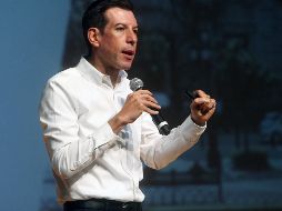 Castro Reynoso acudió al ITESO para ser el primer candidato a la gubernatura en participar en el Foro Diálogos por México. EL INFORMADOR / A. Camacho