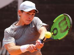 El tenista mexicano Luis Patiño quedó eliminado en la primera ronda del CDMX Open. NTX / I. Hernández