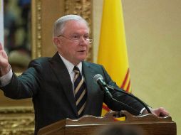 Sessions participó en una de las conferencias de la Coalición de Sheriffs de la frontera con México. AP / J. Bachman