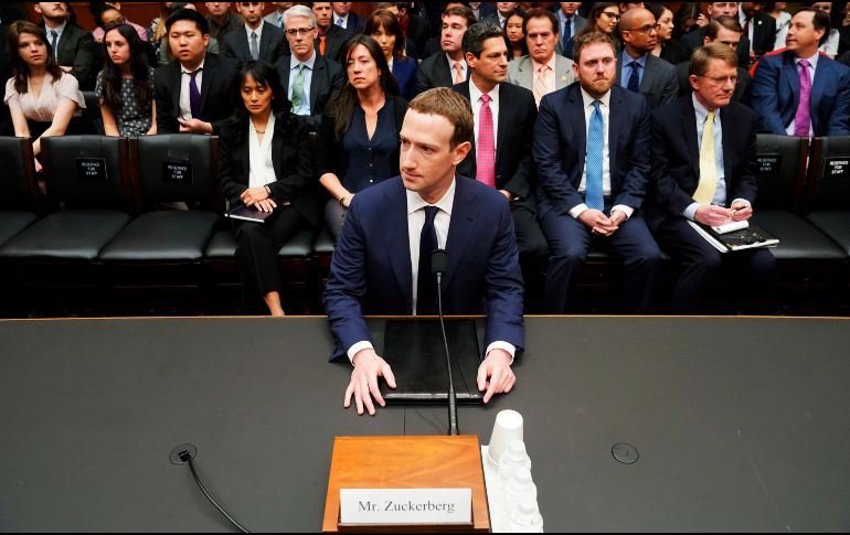 Mark Zuckerberg compareció ante el comité de Energía y Comercio de la Cámara de Representantes. AP/A. Harnik