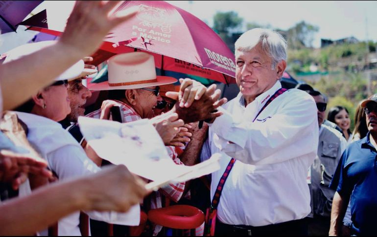 El candidato presidencial de la coalición 