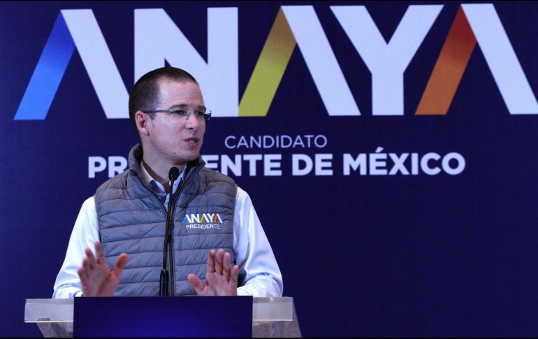 Ricardo Anaya aprovecha la conferencia para reiterar su 