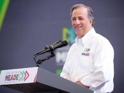 Ayer jueves, el aspirante tricolor hizo un llamado para frenar a Andrés Manuel López Obrador. NTX / ARCHIVO