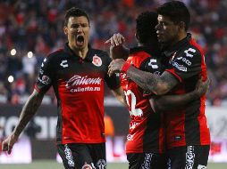 Xolos presionó desde el inicio al cuadro bajo del Rebaño y no tardó en obtener frutos. EFE / A. Zepeda