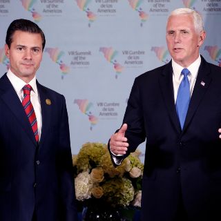 Peña Nieto se reúne con vicepresidente de Estados Unidos