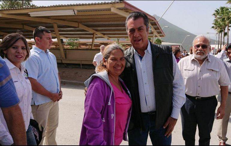 Rodríguez se reunió ante simpatizantes en la Expo Guadalupe de la ciudad de Monterrey para iniciar su campaña presidencial. NTX/ ESPECIAL