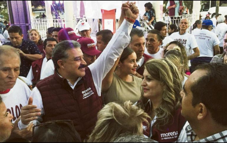 Ciénega. En Ocotlán, Lomelí dio a conocer sus propuestas para apoyar a los industriales y a los estudiantes. ESPECIAL