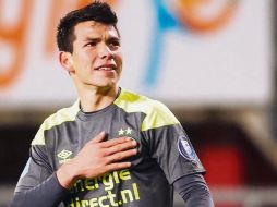 El mexicano Hirving “Chucky” Lozano es segundo en la lista de goleadores de la Eredivisie. TWITTER/@psveindhoven
