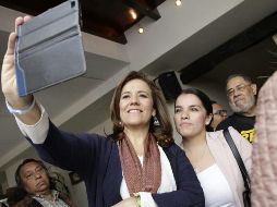 Margarita Zavala defendió la estrategia de seguridad de Felipe Calderón. NOTIMEX