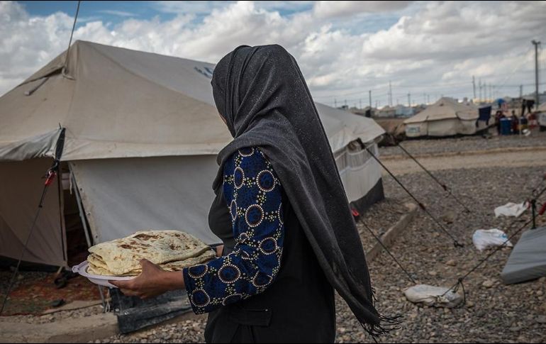 El colectivo más vulnerable en los campos, según el informe, son las mujeres y niños que son familiares o han tenido cualquier relación con el Estado Islámico. ESPECIAL/AMNISTÍA INTERNACIONAL
