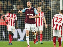 Salvador. Andy Carroll ingresó al juego en el minuto 85 y cuatro minutos después marcó el gol del empate para el West Ham. AFP / G. Kirk