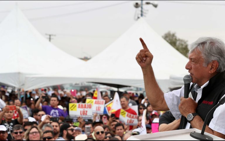 La agencia recuerda que el candidato López Obrador ha expresado su oposición a la construcción del aeropuerto. SUN / ARCHIVO