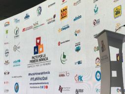 El Pacto por la Primera Infancia está encabezado por más de 300 organizaciones TWITTER / @FondoUnidoMx