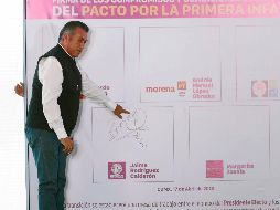 En conferencia de prensa, el gobernador con licencia de Nuevo León, lamentó que para López Obrador es muy fácil denostar a todos. SUN / Y. Xolalpa