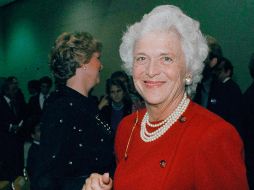 El portavoz anunció la decisión de quien fuera esposa del expresidente George H. W. Bush de no volver a acudir al hospital para someterse a tratamiento por el estado delicado de salud. AP/ ARCHIVO
