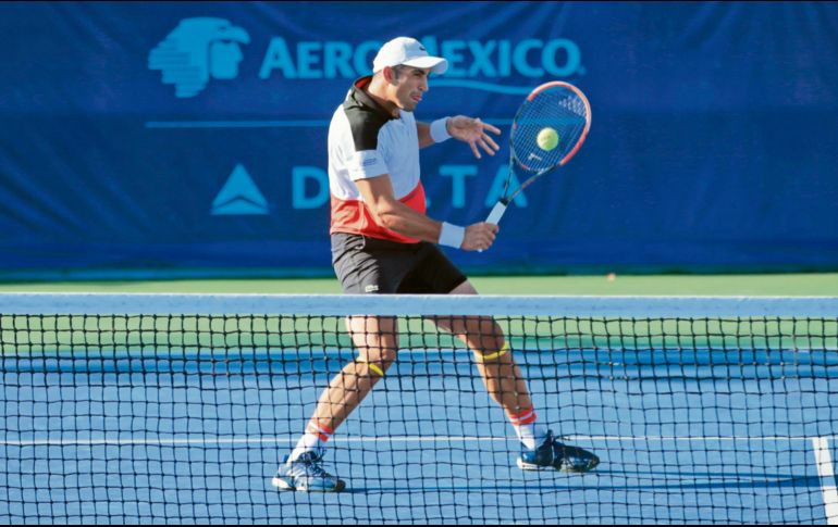 César Ramírez. El “Tiburón” (foto) formó pareja con el estadounidense Denis Novikov en la modalidad de dobles. EL INFORMADOR/F. Atilano