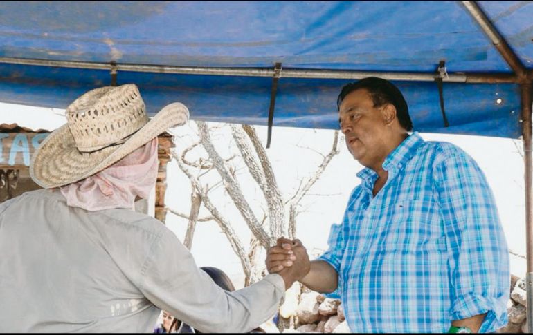 Cosío continúa su gira en rancherías y localidades de la Sierra Occidental. ESPECIAL