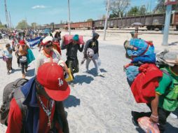 Las 650 personas que componen el grupo fueron recibidas en el albergue “El Refugio”, en Tlaquepaque. EL INFORMADOR/C. Zepeda