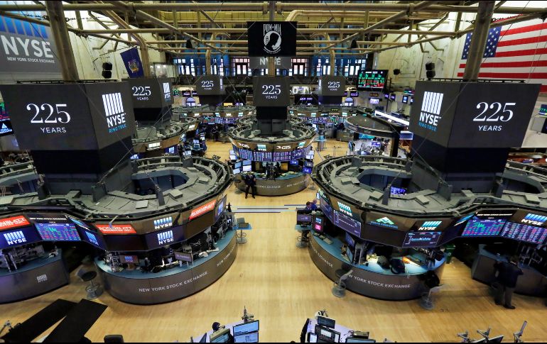 El Dow Jones cedió 0.16 por ciento a 24 mil 748.07 puntos. AP / ARCHIVO