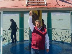 Lomelí también visitó Chapala, donde busca crear una delegación para revisar las condiciones del agua. ESPECIAL