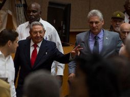 En el Palacio de Convenciones de La Habana, Díaz-Canel llamó a la unidad del pueblo para continuar en la construcción de un socialismo próspero y sustentable. AP / I. Perez