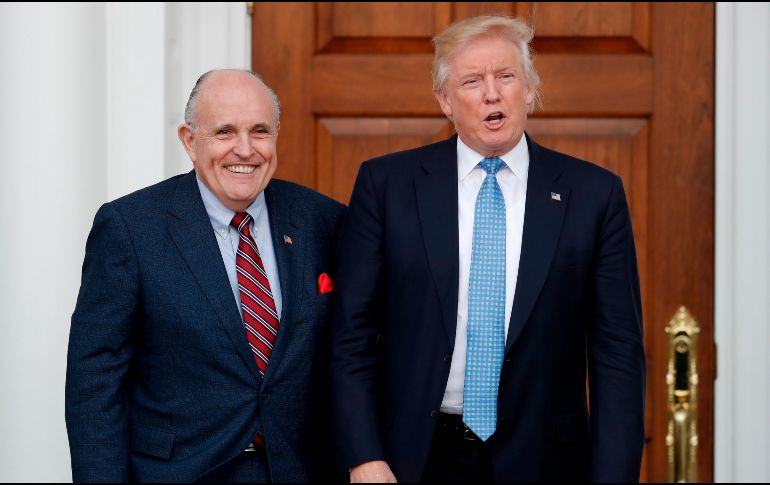 Giuliani liderará la defensa de Trump en sus múltiples causas judiciales. AP / C. Kaster