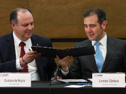 La Coparmex y el INE firmaron un acuerdo de colaboración. NOTIMEX/F. Estrada