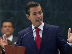 Peña Nieto habló sobre los triunfos y fracasos de su gestión en la entrega del Premio Nacional del Deporte. NTX / J. Pazos