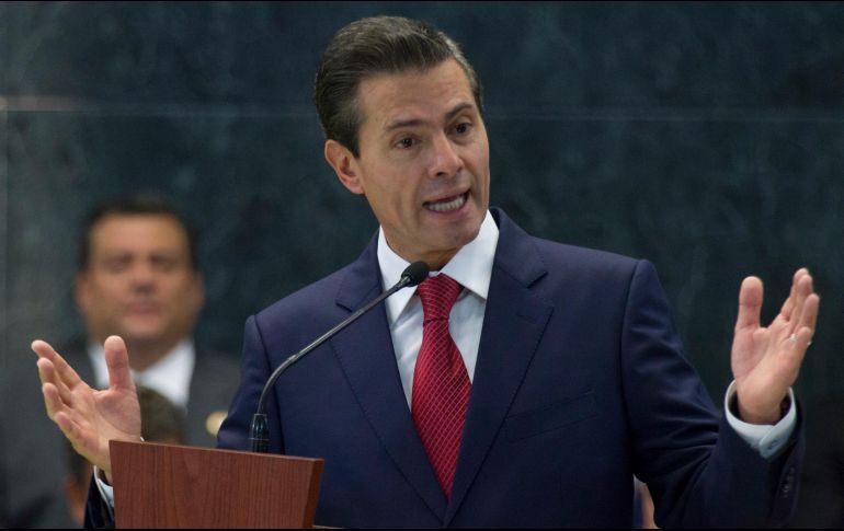 Peña Nieto habló sobre los triunfos y fracasos de su gestión en la entrega del Premio Nacional del Deporte. NTX / J. Pazos