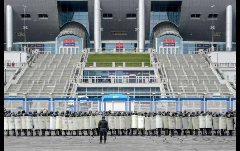 El Mundial de Rusia se realizará del 14 de junio al 15 de julio. AFP/O. Maltseva