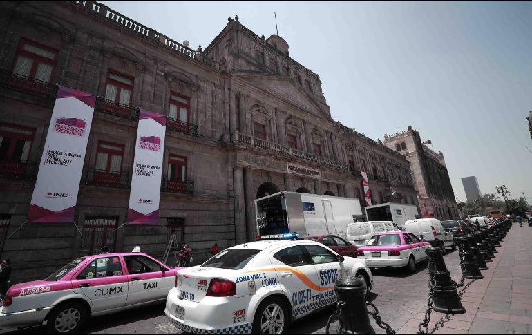 El primer debate será realizado este 21 de abril en el Palacio de Mínería de la Ciudad de México. SUN / A. Leyva