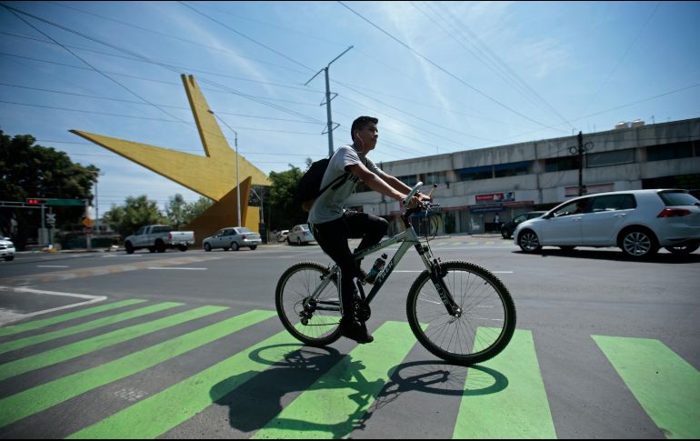 El Programa de Vías Ciclistas establece la creación de 200 kilómetros de ciclovías primarias. EL INFORMADOR/F. Atilano