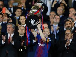 El destino de Iniesta parece ser la Súper Liga china, aunque no se ha revelado aún qué equipo lo contrataría. AP/F. Seco