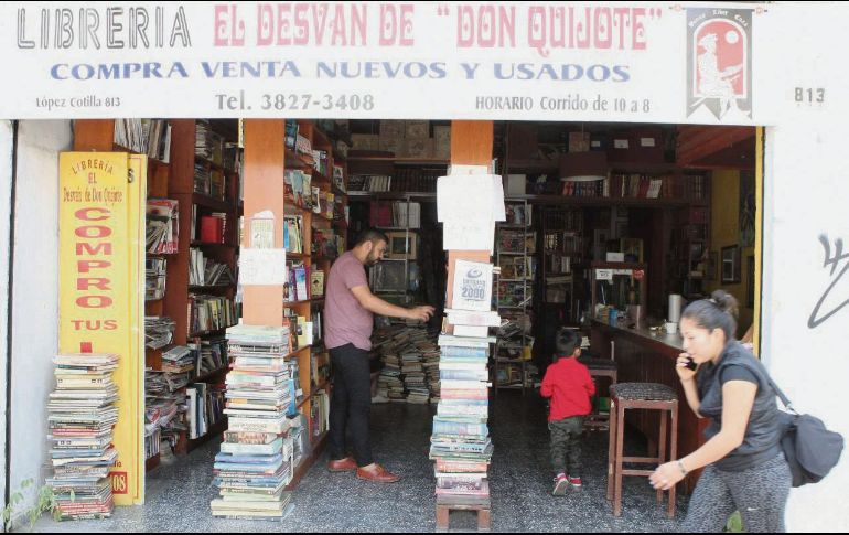 El Desván de Don Quijote se ha convertido en un punto importante para buscar libros usados. EL INFORMADOR/ A. Camacho