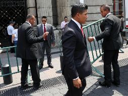 En el lugar ya hay elementos ultimando los preparativos para el debate. SUN / J. Reyes