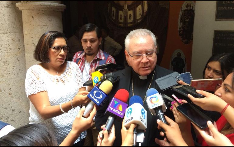 El Cardenal precisó que es importante poner atención en los debates que sigan y conocer las propuestas de los candidatos.  EL INFORMADOR/ R. Bobadilla