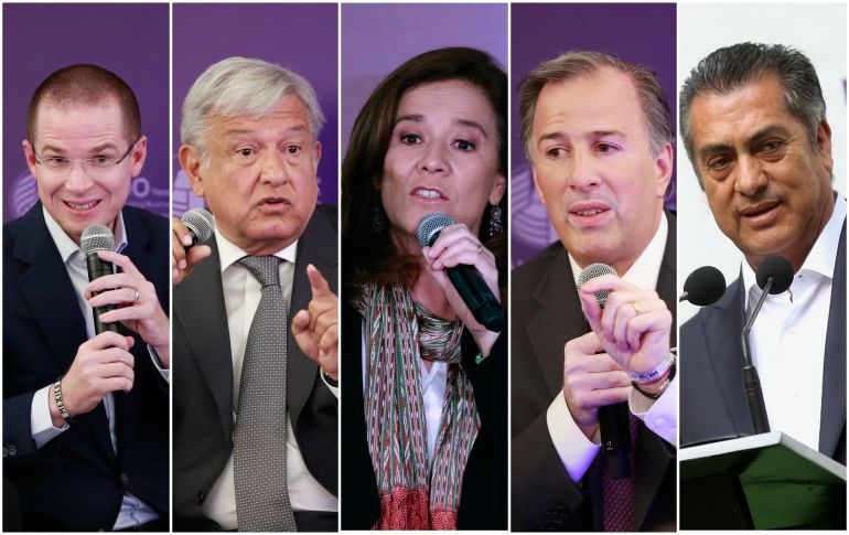 La noche de este domingo se celebra el primer debate entre los candidatos a la presidencia de México. ESPECIAL
