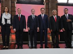 En el primer encuentro entre los aspirantes a la Presidencia, se discutieron temas de democracia, seguridad y corrupción. NTX