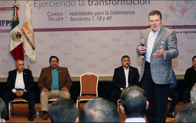 Juan Díaz de la Torre, presidente del SNTE conmemoró en Zacatecas el Día de la Educadora. FLICKR/SNTE Nacional
