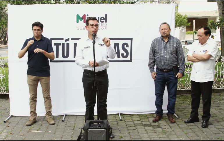 Miguel Castro prometió respeto a las creencias, valores y a la familia. ESPECIAL