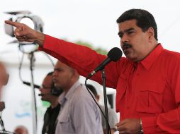 Maduro enfrentará al opositor Henri Falcón en los comicios del 20 de mayo próximo. EFE / PRENSA MIRAFLORES