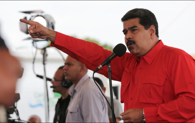Maduro enfrentará al opositor Henri Falcón en los comicios del 20 de mayo próximo. EFE / PRENSA MIRAFLORES