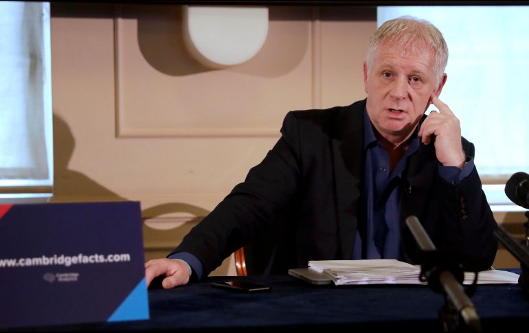 Clarence Mitchell, un renombrado publicista, realizó la primera conferencia de prensa de Cambridge Analytica. AP / M. Dunham