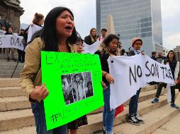 Tras darse a conocer que los estudiantes fueron asesinados y disueltos en ácido, colectivos manifestaron la necesidad de peritajes independientes. SUN / I. Olivares